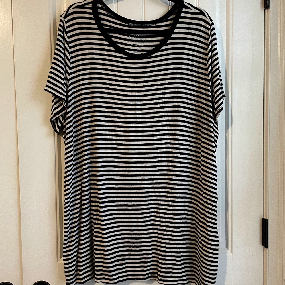 White striped shirt